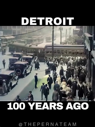 Detroit's Transformation: A Glimpse 100 Years Ago