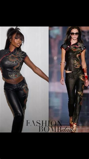 #olandria in #robertocavalli Spring 2003