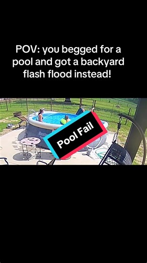 Backyard Pool Party Turns Into Epic Flood Fail