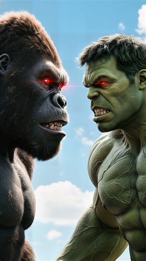HULK vs KONG – The First Epic Encounter Begins! #Hulk #Kong #Shorts