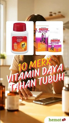 🎯 10 Merk Vitamin untuk Daya Tahan Tubuh Agar Tidak Mudah Lelah 💪