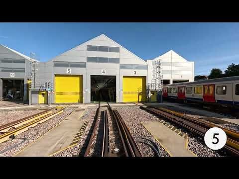 London Underground Driver’s View | Ealing Common Depot – District Line Route Learning