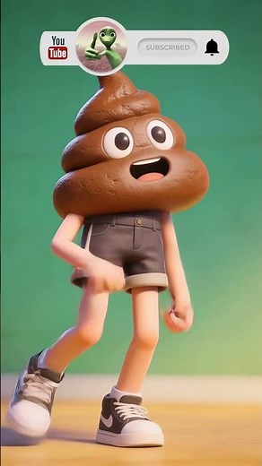 POOP Emoji Comes to Life?! 🤯💩 #shorts / magnetic dance by illit