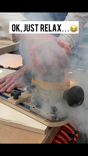 228K views · 593 reactions | When you cut too deep and the sawdust can't get out... #router #dewalt #tipsandtricks #woodworking #kjsawdust #shopsounds | KeithJohnson_CustomWoodworking | Facebook