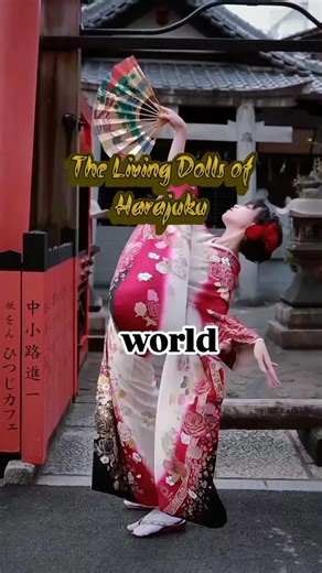 The Living Dolls of Harajuku # shorts # did you know # japan culture