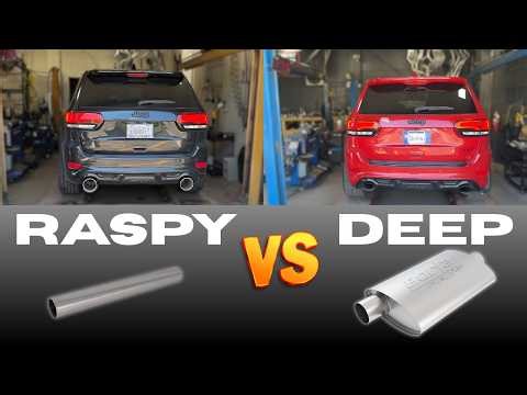 Jeep Grand Cherokee SRT 6.4L HEMI V8: Deep vs Raspy Exhaust Sound!