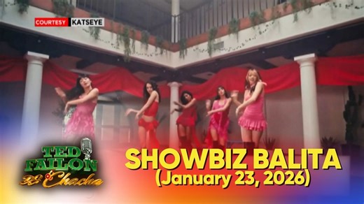 Narito na ang balitang entertainment ngayong Biyernes, January 23: • Katseye, Sabrina Carpenter at iba pa, magpe-perform sa 2026 Grammy Awards • SB19, ilalabas ang ‘Simula at Wakas’ concert album • Meghan Trainor, winelcome ang kanyang baby no. 3 | 105.9 True FM