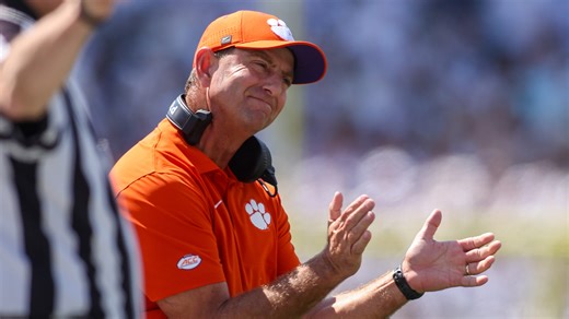 How far did Clemson fall in college football polls after upset loss to Georgia Tech?