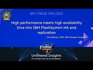IBM Storage Unplugged : High performance meets high availability | IBM FlashSystem HA & Replication