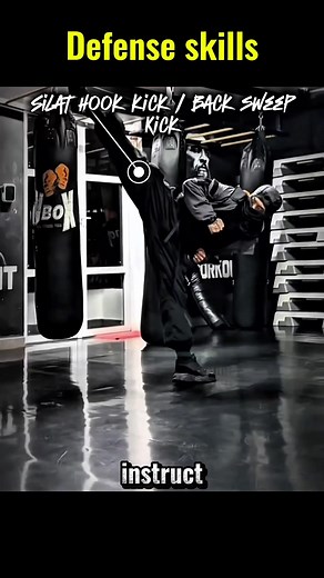 Silat Hook Kick and Back Sweep Kick: Capoeira-Inspired Self-Defense