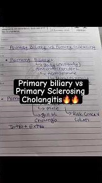 Primary biliary cholangitis vs Primary sclerosing cholangitis 🔥☠️ | GIT | Gall bladder disease