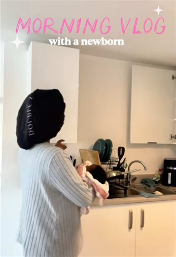 Morning Routine with Our Newborn Baby