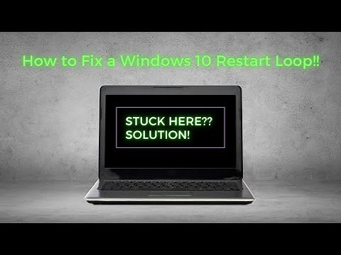 How to Fix Windows 10 restart Loop! #windwosrestartloop #windowsrebooting