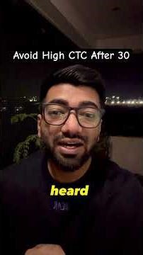 Avoid high CTC after 30 #india #youtubeshorts