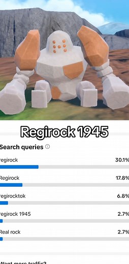Regirock Pokemon 377