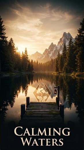 This Skyrim Ambience Will Take You Away 🌊 #skyrim #shorts