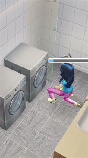 Sims FreePlay - Let your teenager fix the washing machine