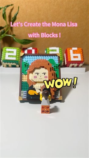 Let’s Create the Mona Lisa with Blocks | Creative Building Blocks