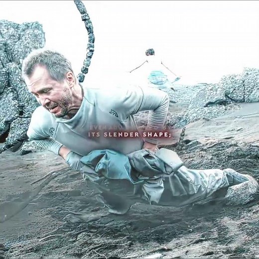 The woman is forced to survive on a dangerous alien planet #movie