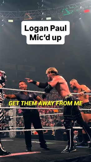 Logan Paul on Instagram: "First mic’d up WWE Superstar 🤷🏼‍♂️ New vlog out now on my YT"