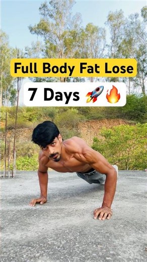👉 Full Body Fat Loss in 7 Days 😳🔥