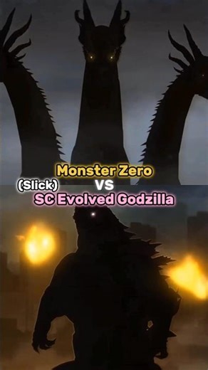 Slick Monster Zero VS Slick SuperCharged Evolved Godzilla