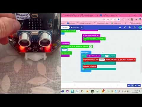 Use your Maqueen robot's motion sensor to generate a sound or light alert.