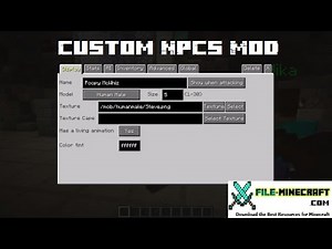 Custom NPCs 1.15.2/1.12.2/1.7.10 mod list mc wminecraft.net