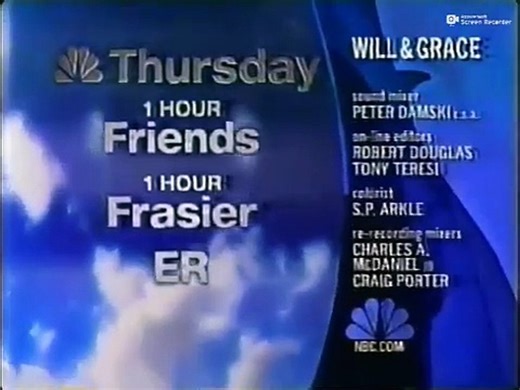 ABC/NBC Split Screen Credits (May 16, 2000)