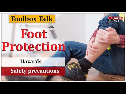 Foot Safety in workplace || Foot Protection TBT Video in English || Hazards & Safety #safetyfirst