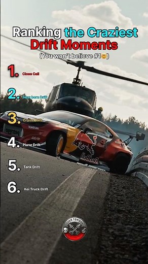 Ranking the Wildest Drift Moments Ever 😳