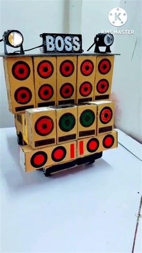 Diy Mini Dj truck Setup | how to make mini djsetup with cardboard Making Dj truck |dj gadi, dj gadi