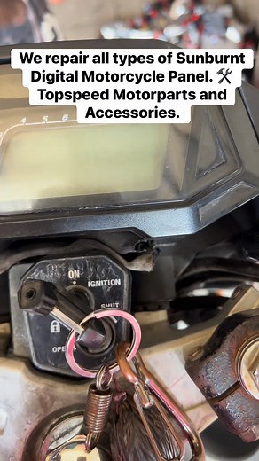 We repair all types of Sunburnt Digital Motorcycle Panel. ️ Topspeed Motorparts and Accessories. | Topspeed Motorparts and Accessories | Facebook