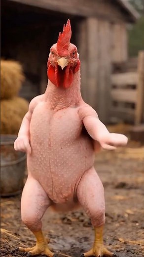 Funny Hen Dance 😂🐔 | Hilarious Chicken Dance Challenge #FunnyVideo #ViralVideo