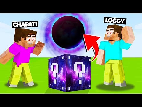 LOGGY MADE A BLACK HOLE LUCKY BLOCK RACE | MINECRAFT