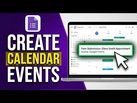 How to Create Google Calendar Events on Google Forms Submission 2026 (Detail Guide)