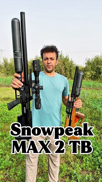 SnowPeak MAX2 TB 700$ vs P35X TB 500$ #airgun #shorts