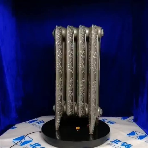 European Antique Cast Iron Radiator with Victorian Design