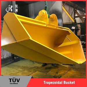 [Hot Item] Excavator Digger Backhoe Trapezoidal V Ditch Ditching Shaped Drain Bucket