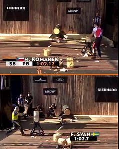 The European Trophy is in the starting blocks. Take a look at the last nail-biting Final Heat, where we crowned the best athlete in Europe in the Trophy format. Ferry Svan from Sweden won against the legend Martin Komárek. 🇪🇺👑 Unfortunately, this was Martin's last competition before he tragically passed this year. We miss you 😢 P.S. The referees had not noticed that Martin Komárek was not wearing ear protection, until he pointed it out to them. What a true sportsman 🙌 | STIHL Timbersports