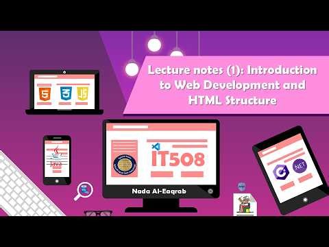 2- IT508 (HTML) | L1 (Part 2): Introduction to Web Development and HTML Structure.