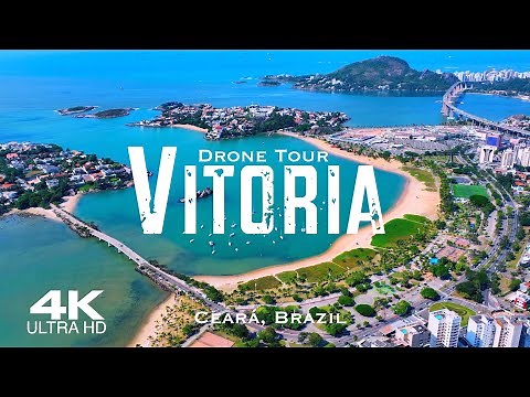 Vitória 🇧🇷 Drone Aerial 4K | Espírito Santo Vitoria Brazil Brasil