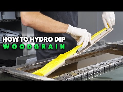 How to HYDRO DIP A GUNSTOCK In Woodgrain
