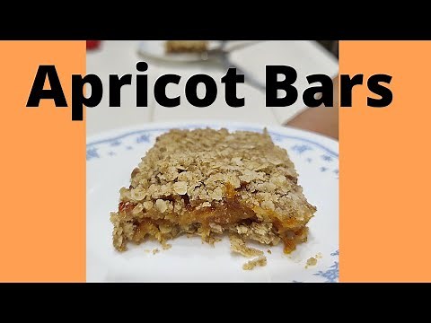 Fresh Apricot Bars 😋 | Fresh apricots are best