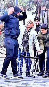 OLD MAN CALISTHENICS PRANK #gym #trolllife #funny