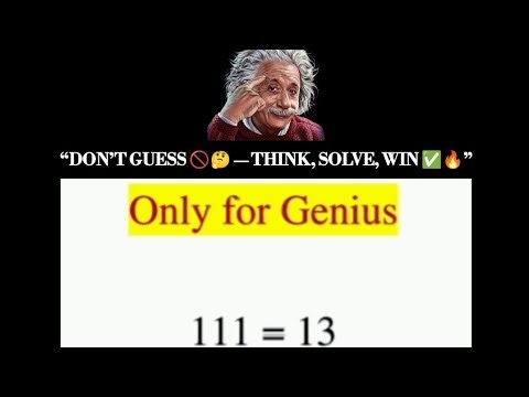 World’s Most Difficult Maths Questions 😱 | Can Anyone Solve This? 🔥