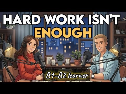 Talk About Why Hard Work Isn’t Enough | English Podcast for Easy English Conversation