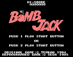 Bomb Jack (SG-1000) - online game | RetroGames.cz