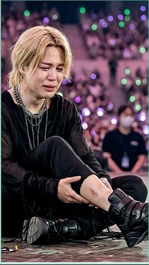 The Shocking Moment Jimin Fell on Stage in Busan! 😱💔#Jimin #BTS #Shorts #GetWellSoonJimin #army
