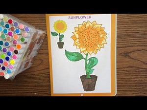 Easy Spring Floral Coloring with SNColoring